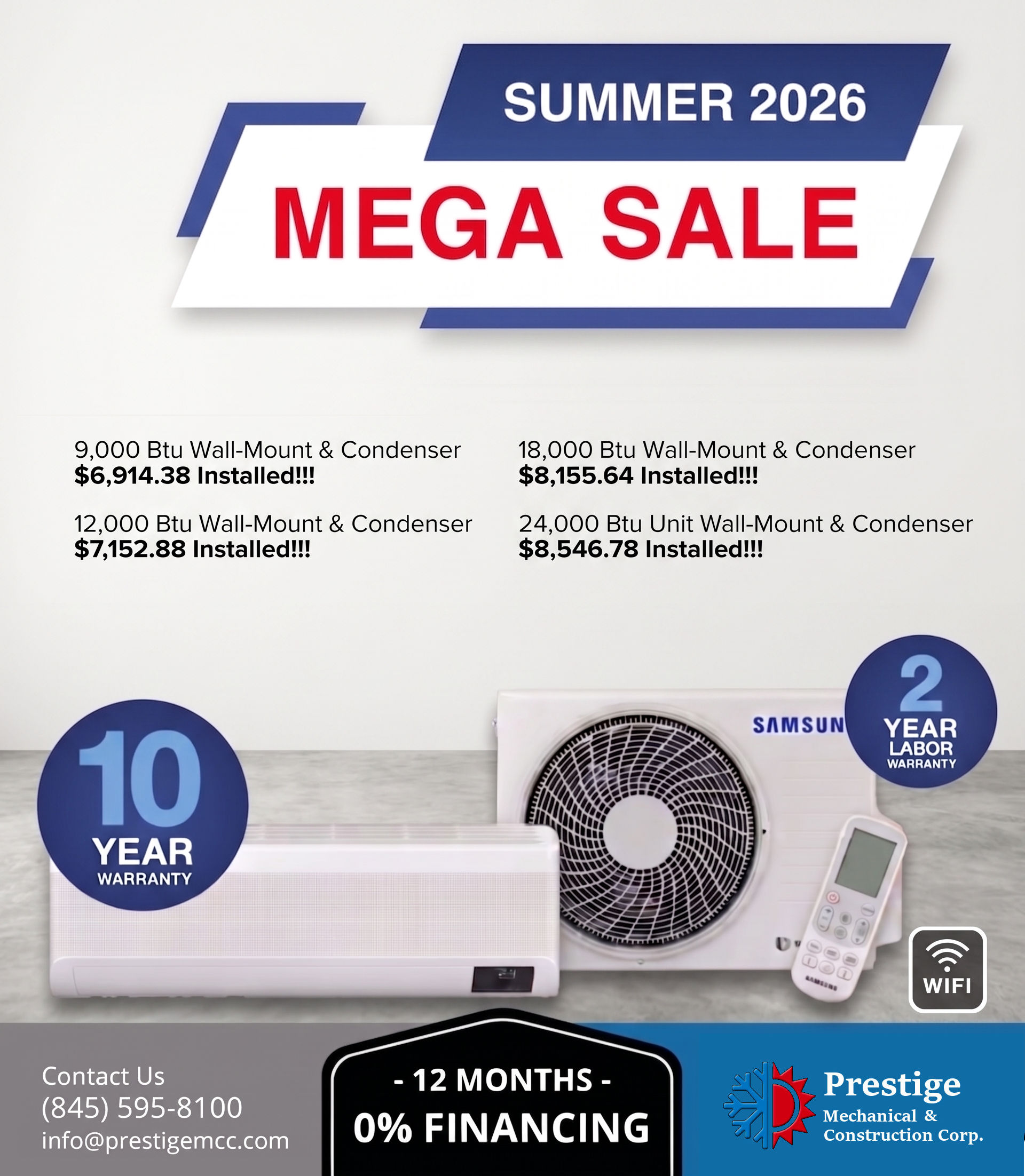 Samsung HVAC Mini Split Sale