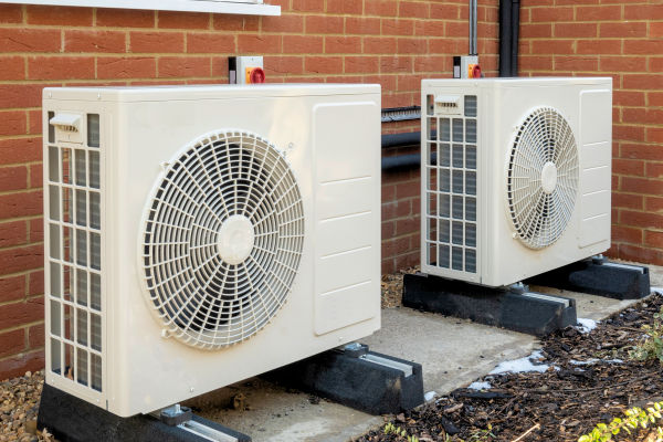 Prestige technician performing a furnace replacement for a homeowner in New Paltz NY