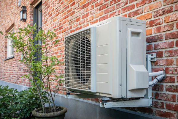 Prestige technician performing a furnace replacement for a homeowner in New Windsor NY