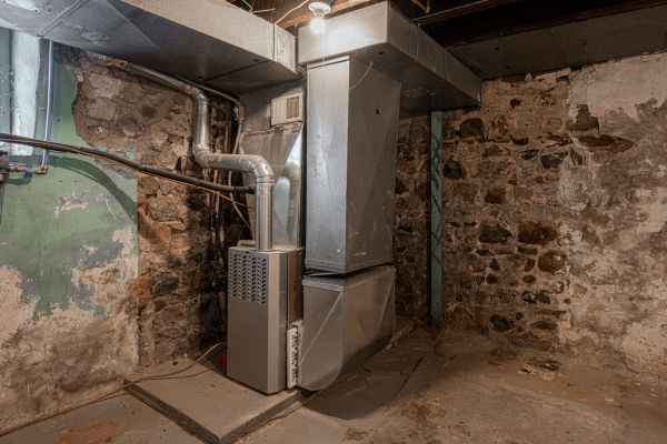 Prestige technician performing a AC installation for a homeowner in Pine Bush NY