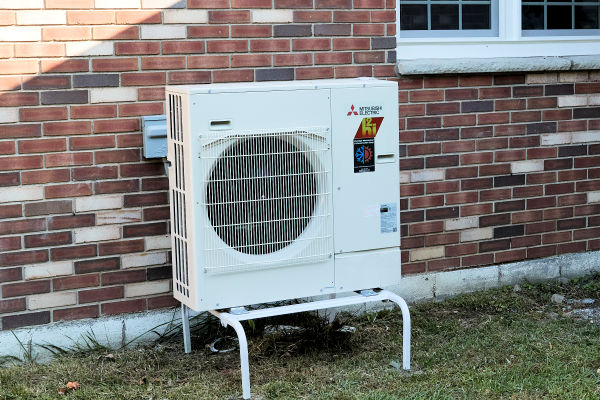 Prestige technician performing a AC installation for a homeowner in Warwick NY