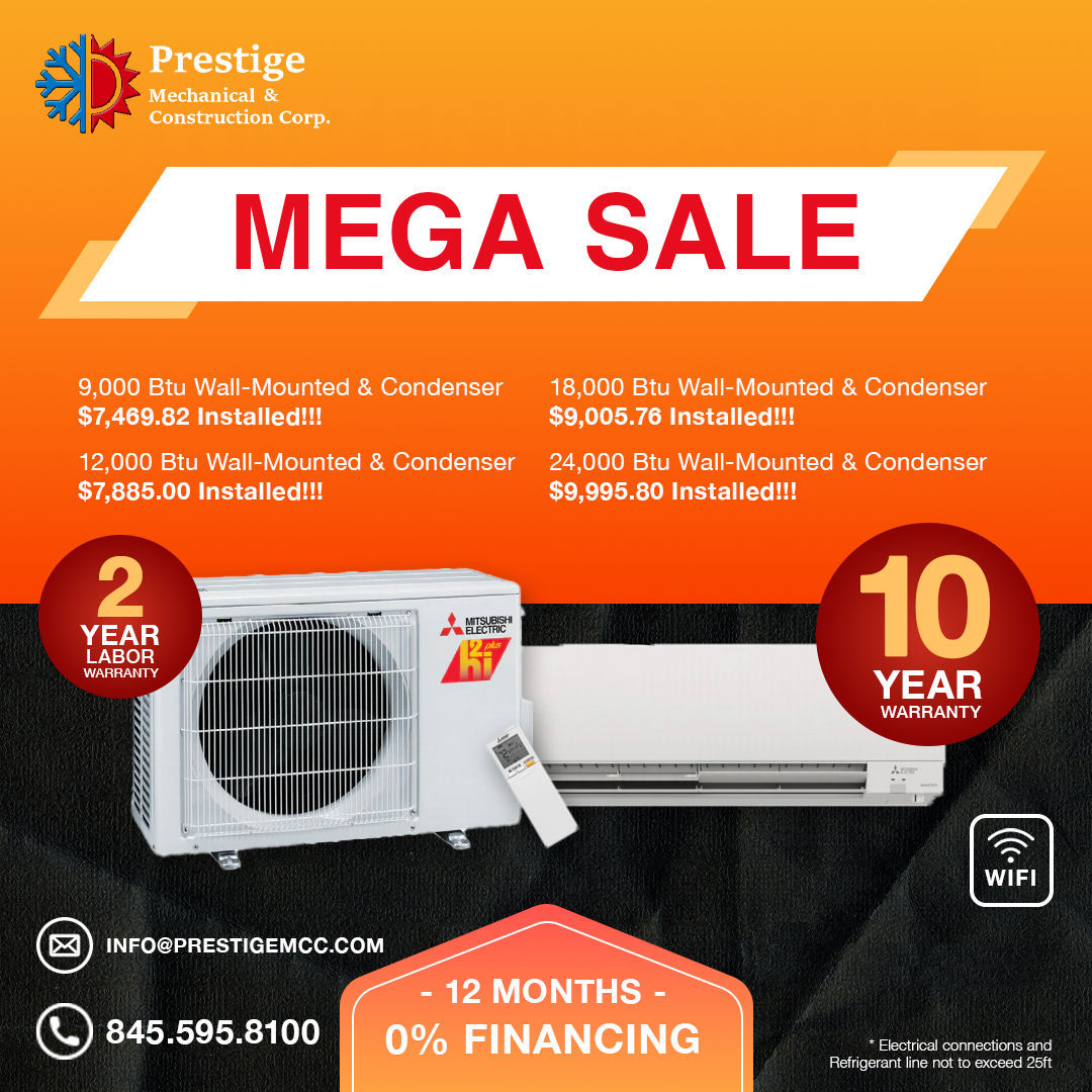Mitsubishi HVAC Mini Split Sale